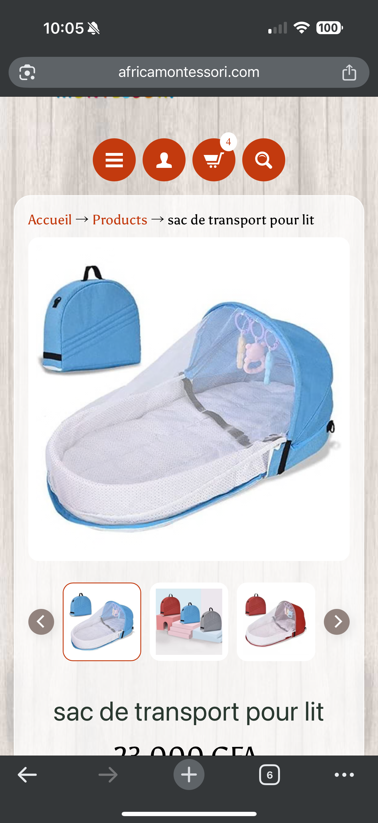 sac de transport pour lit