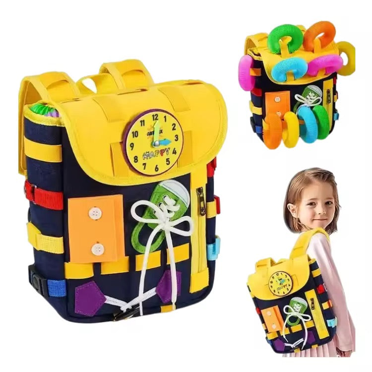🎒 Sac à Dos Éducatif Montessori – Apprenez en Jouant