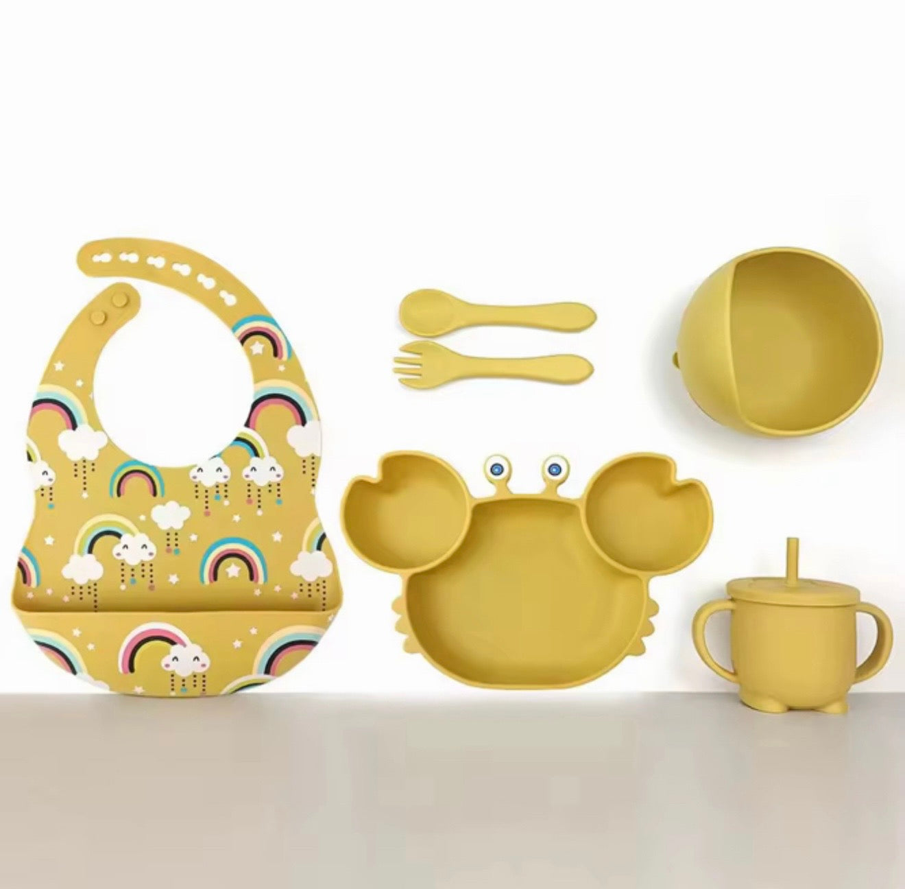 Ensemble repas silicone 6 pcs
