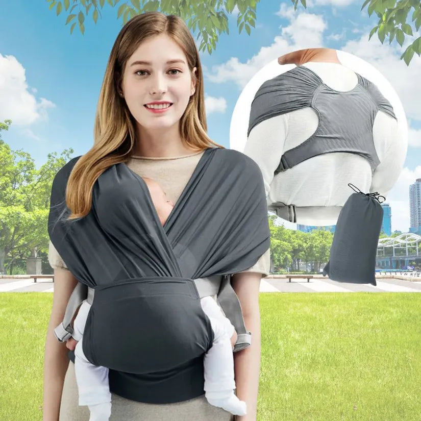 Écharpe Porte-Bébé Ergonomique – Multi-Positions et Ultra Confort*coton 100%