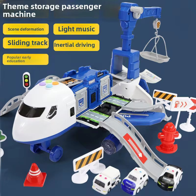 ✈️ Avion Transporteur avec Véhicules et Grue – Le Jeu d’Aventure Ultime pour les Petits Explorateurs !