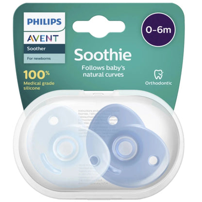 Sucettes Philips Avent Soothie – Bleu & Rose
