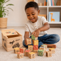 Cubes Éducatifs en Bois Montessori – Apprendre en Jouant !