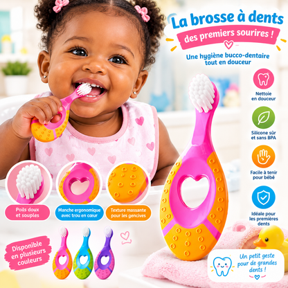 Brosse à dents pour bébé – Douceur et hygiène dès les premières dents