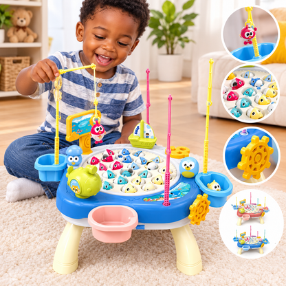 Table de Pêche Multifonction pour Enfants