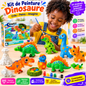 kit créatif de moulage et peinture dinosaures