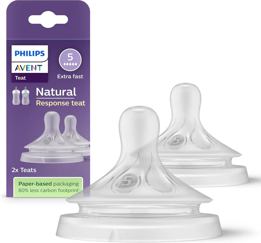 Lot de 2 tétine PHILIPS AVENT – Débit 5 Sans BPA (x2)