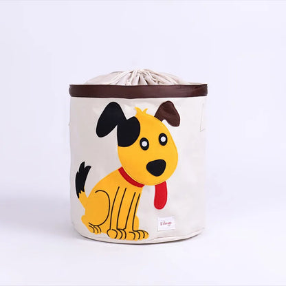 Panier de rangement de jouets circulaire imperméable (plusieurs modèles) Avec fermeture