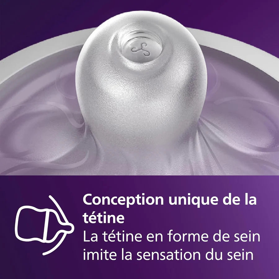 Lot de 2 tétine PHILIPS AVENT – Débit 5 Sans BPA (x2)