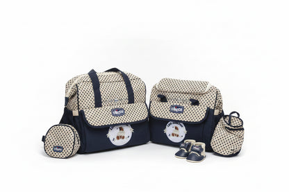 Sac à Langer Chicco 4 Pièces – Élégance & Praticité pour Bébé
