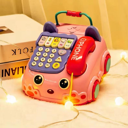Téléphone Jouet Éducatif pour Bébé avec Musique et Lumières – Voiture Téléphone Interactif
