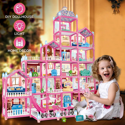 Maison de Poupée pour Filles 465 pieces ,