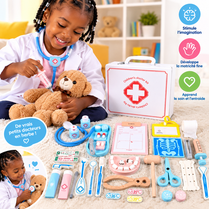 Kit Docteur pour Enfant – Un jeu d’imitation complet et amusant