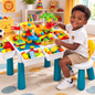 Table de Jeu de Construction Éducative pour Enfant 85pcs
