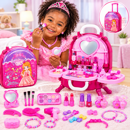 Valise de Maquillage et Accessoires de Princesse