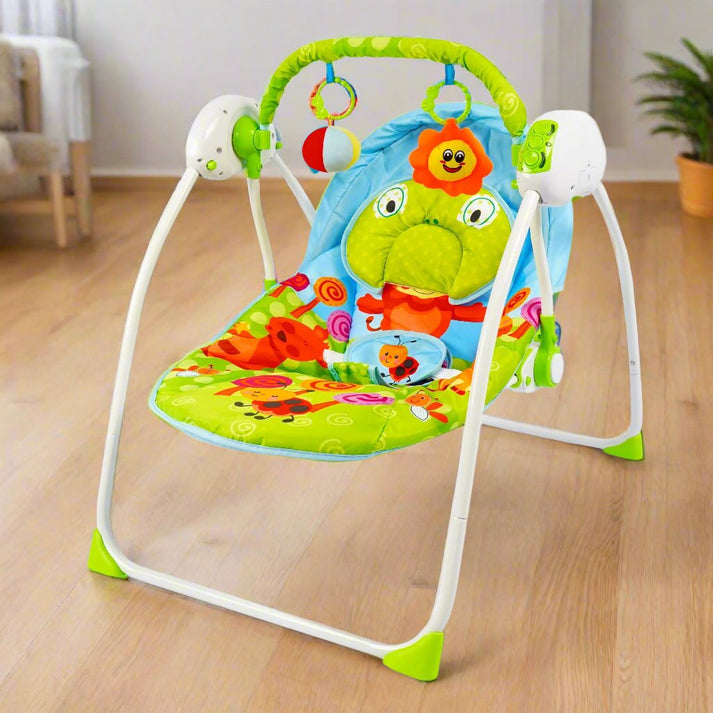 Balançoire électrique bébé musicale –  coloré 🌈