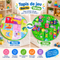 Tapis d’Éveil Bébé Recto-Verso – 2 en 1