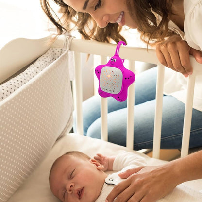 Veilleuse Musicale Enfant Étoile LED – Bleu & Rose