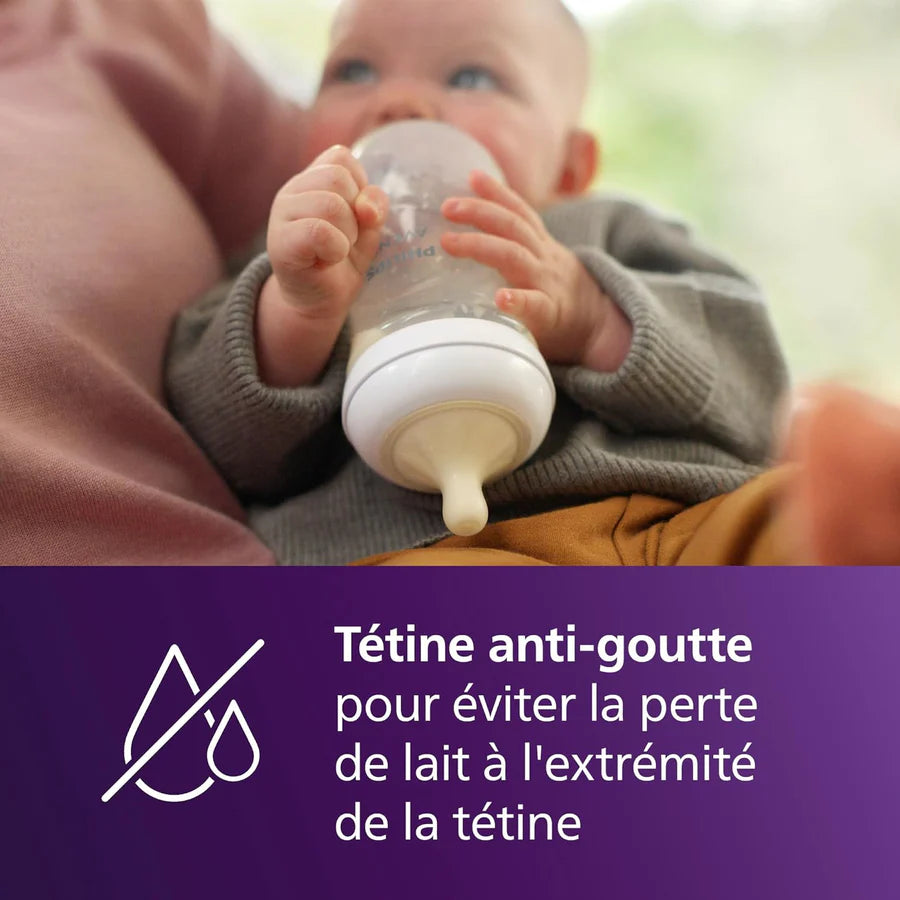 Lot de 2 tétine PHILIPS AVENT – Débit 5 Sans BPA (x2)