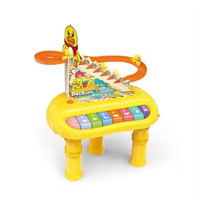 Piano Éducatif 2-en-1 avec Piste à Canards et Musique – "Duck Cute" JOY