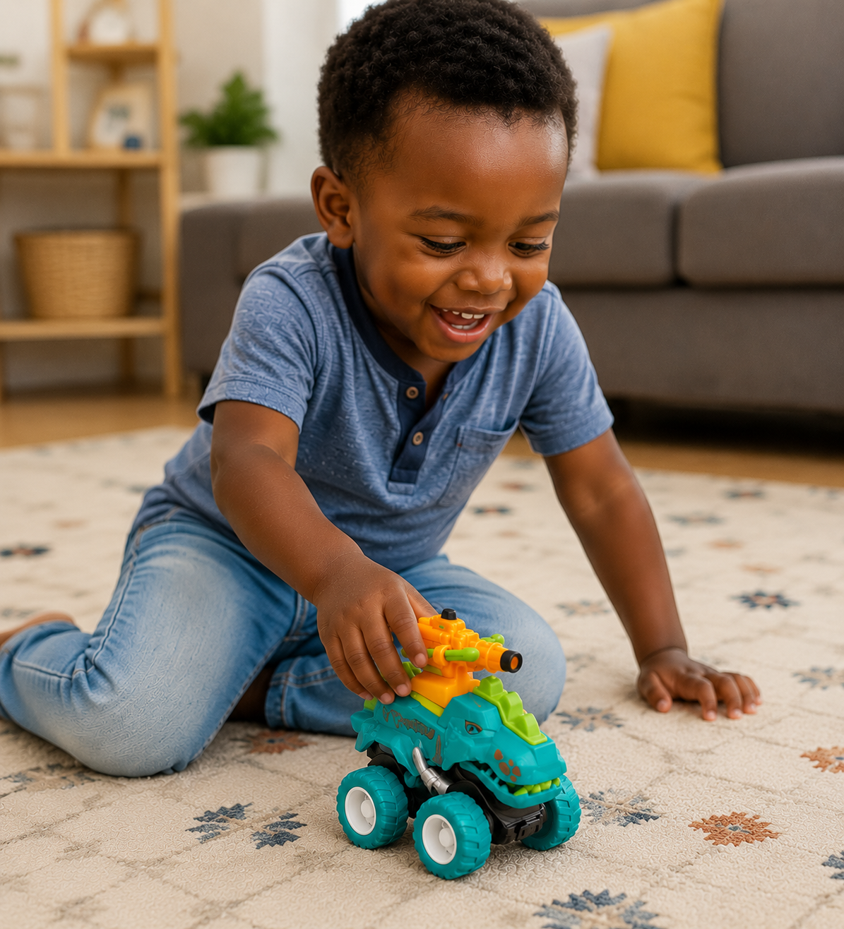 Voiture Dinosaure Tout-Terrain pour Enfant
