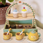 ☕ Set Goûter en Bois Montessori – L’Heure du Thé Comme les Grands !