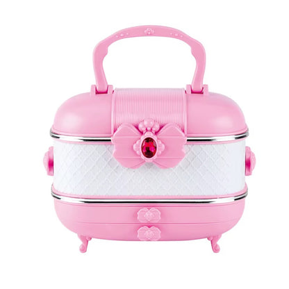 Malette Maquillage Fille,Ensemble 53 Pièces Lavable pour Enfant avec Miroir,Pinceau Cosmétique et Rouge