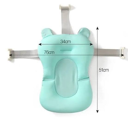 Coussin de bain suspendu pour bébé, antidérapant, doux, léger, réglable, à séchage rapide, pour nouveau-né