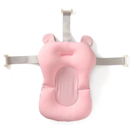 Coussin de bain suspendu pour bébé, antidérapant, doux, léger, réglable, à séchage rapide, pour nouveau-né