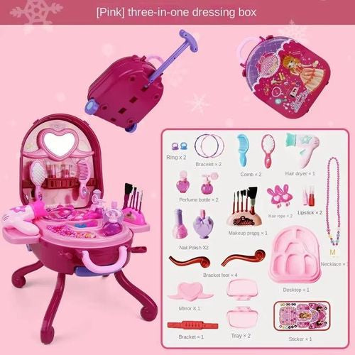 Valise de Maquillage et Accessoires de Princesse