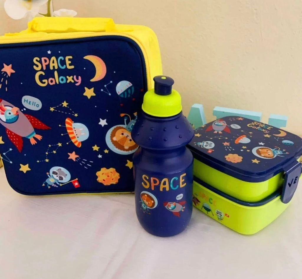 Lunch box Sac Repas  3 Pièces galaxy  ✨isotherme