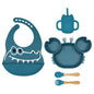 Set Repas en silicone Pour Enfant - 5 pieces , 5 Couleurs au Choix (Copie)