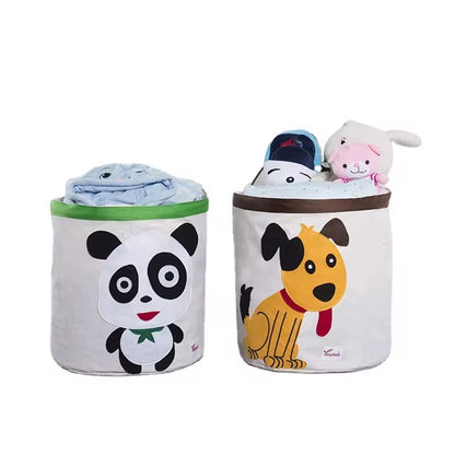 Panier de rangement de jouets circulaire imperméable (plusieurs modèles) Avec fermeture