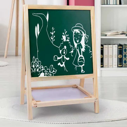 Tableau Magnétique Éducatif en Bois – Apprendre en s’Amusant ! Double face