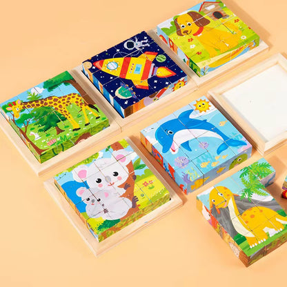 Puzzle 3D , 4 face 1 puzzle au choix plusieur design