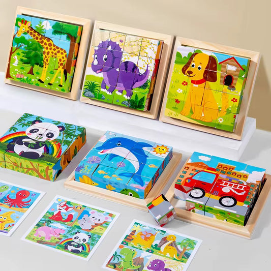 Puzzle 3D , 4 face 1 puzzle au choix plusieur design