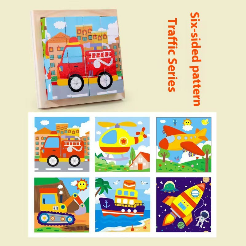 Puzzle 3D , 4 face 1 puzzle au choix plusieur design