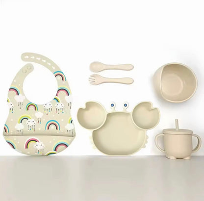 Ensemble repas silicone 6 pcs
