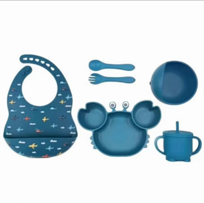 Ensemble repas silicone 6 pcs