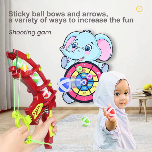 Jeu de fléchette avec balles et cible