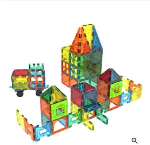 100 pièces Tuiles Blocs magnétiques de construction