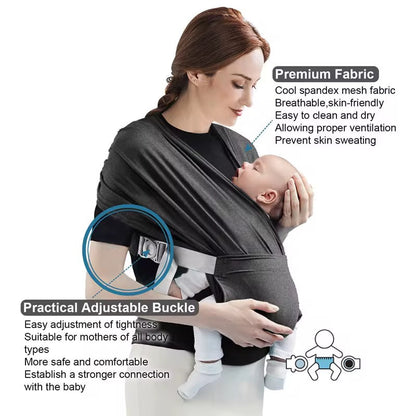 Écharpe Porte-Bébé Ergonomique – Multi-Positions et Ultra Confort*coton 100%