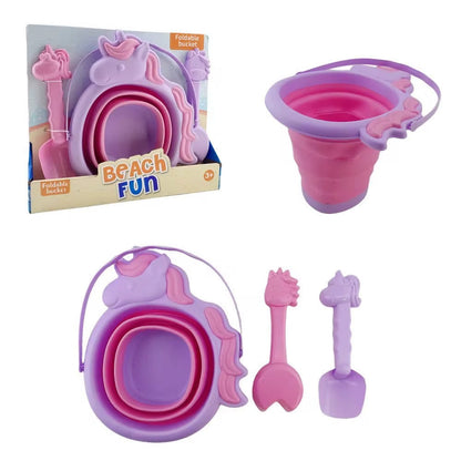 Jouet de Plage Pliable pour Enfants  – Design Dinosaure (3 Pièces) rose ou vert