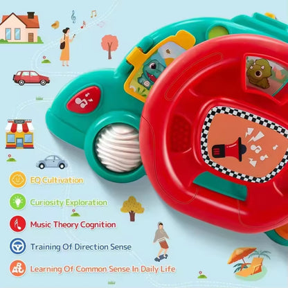 Volant Interactif Éducatif pour Bébé – Jouet Musical d’Éveil
