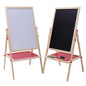 Tableau Double Face pour Enfants – Ardoise &amp; Tableau Blanc avec Accessoires