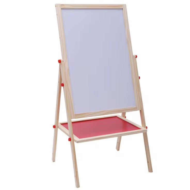 Tableau Double Face pour Enfants – Ardoise &amp; Tableau Blanc avec Accessoires
