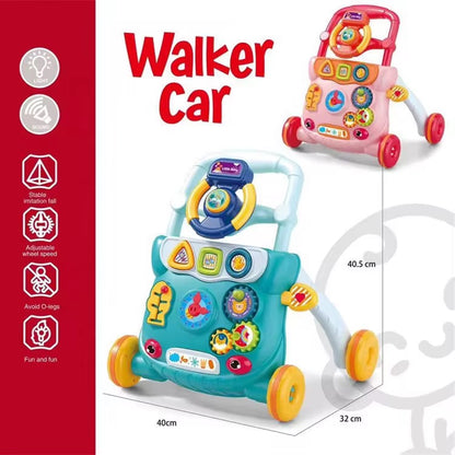 Baby Walker 🚶♂️ Trotteur Éducatif Bébé – Premiers Pas en Toute Confiance