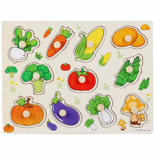 Puzzle Montessori en Bois  thèmes au choix – Apprendre en Jouant 🌈