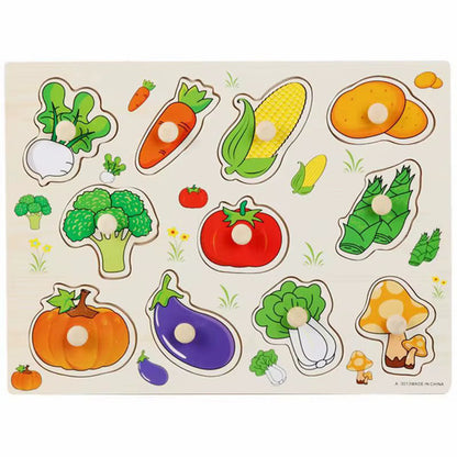 Puzzle Montessori en Bois  thèmes au choix – Apprendre en Jouant 🌈