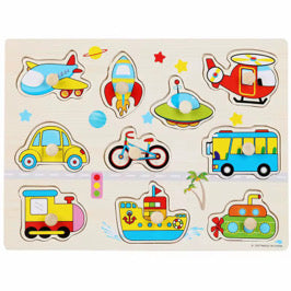 Puzzle Montessori en Bois  thèmes au choix – Apprendre en Jouant 🌈